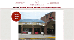 Desktop Screenshot of moreitalianpizza.com